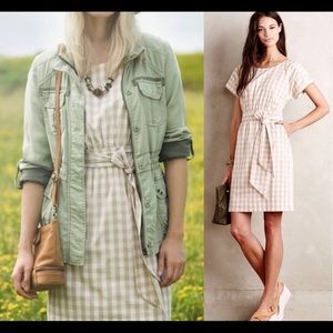 Anthropologie HD in Paris 4/6 Gingham Poplin Dress
